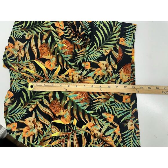 Ups and Downs Womens Pants Plus Size 2X Hawaiian Floral - Picture 7 of 10